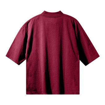 Yeezy Gap Engineered by Balenciaga Logo 3/4 Sleeve Tee 'Red'