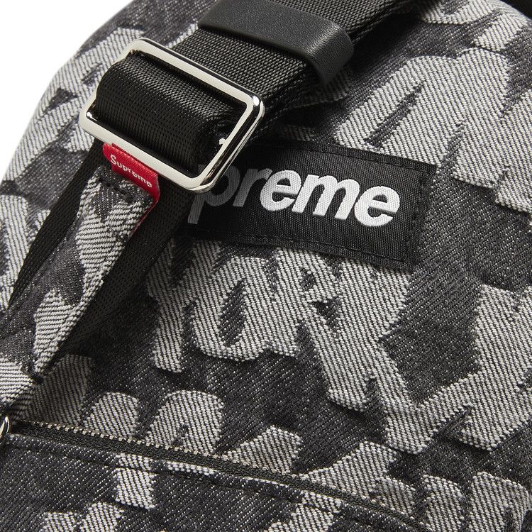 L SUPREME Denim Sling Bag