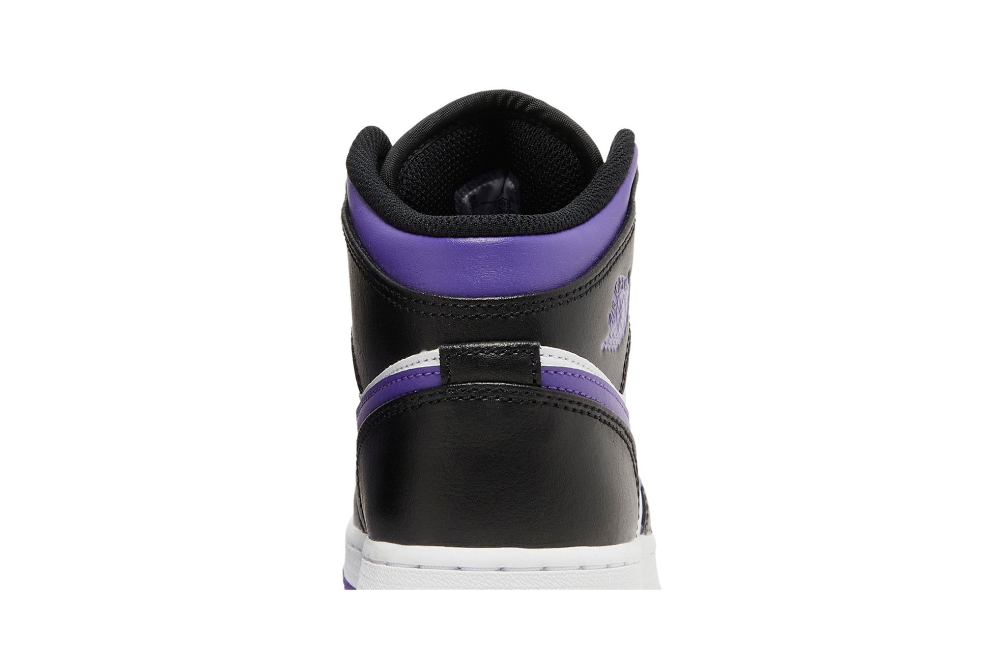 Pre-owned Air Jordan 1 Mid Gs 'dark Iris' In Purple