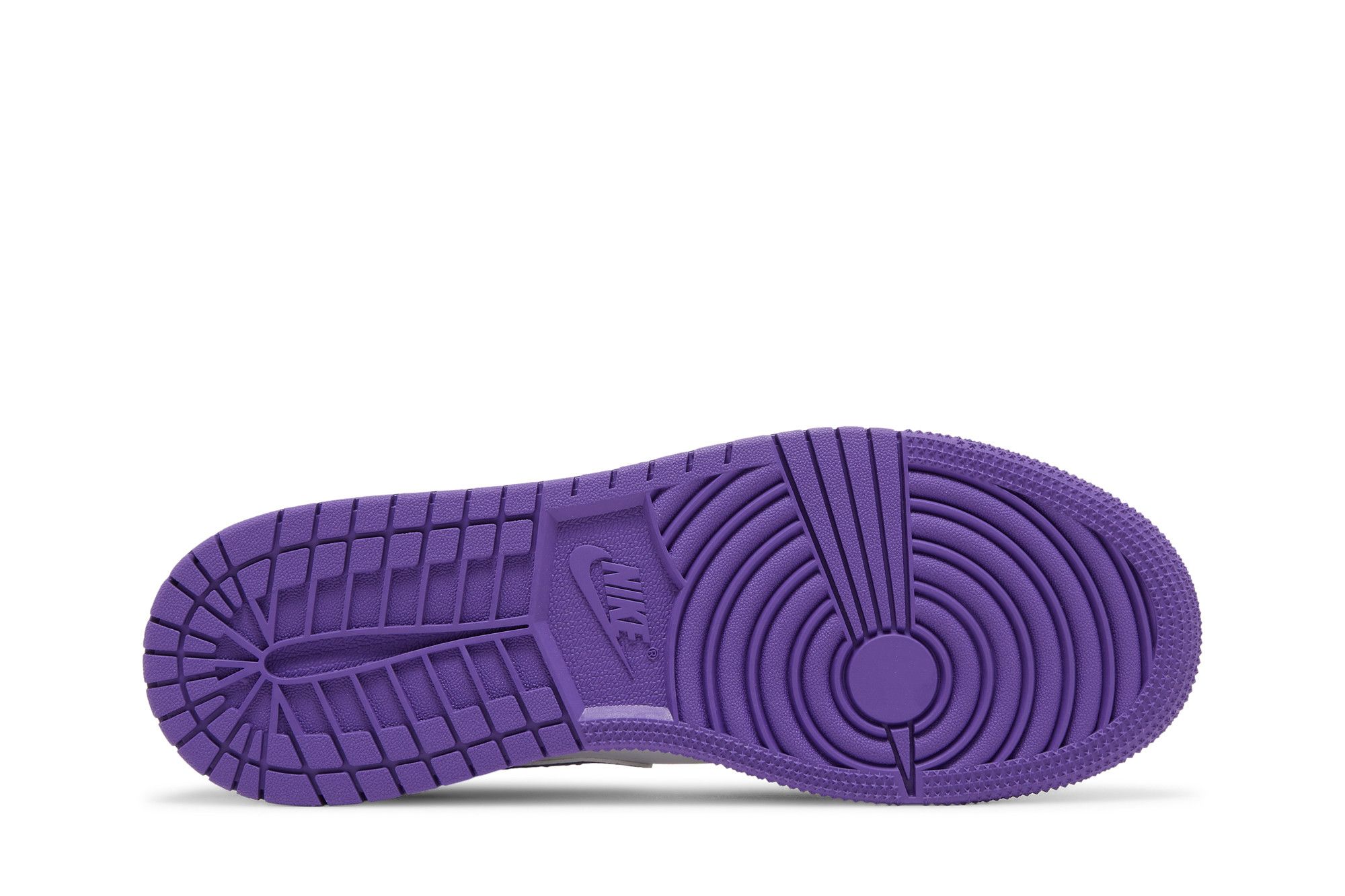 Pre-owned Air Jordan 1 Mid Gs 'dark Iris' In Purple