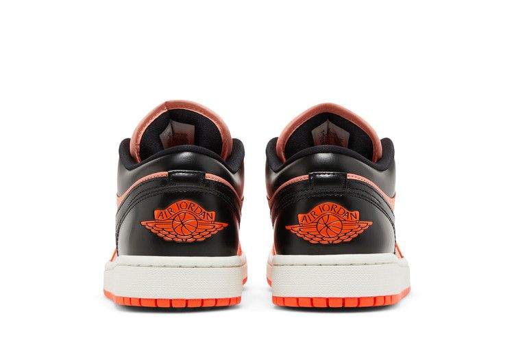 Air jordan 1 low orange and black best sale