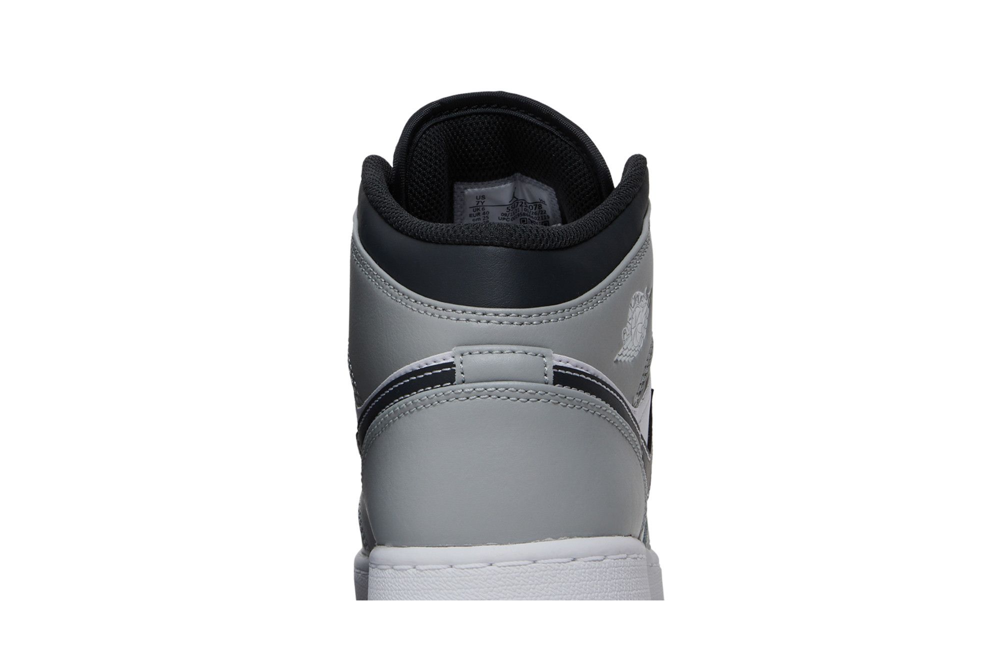 Pre-owned Air Jordan 1 Mid Gs 'light Smoke Grey'