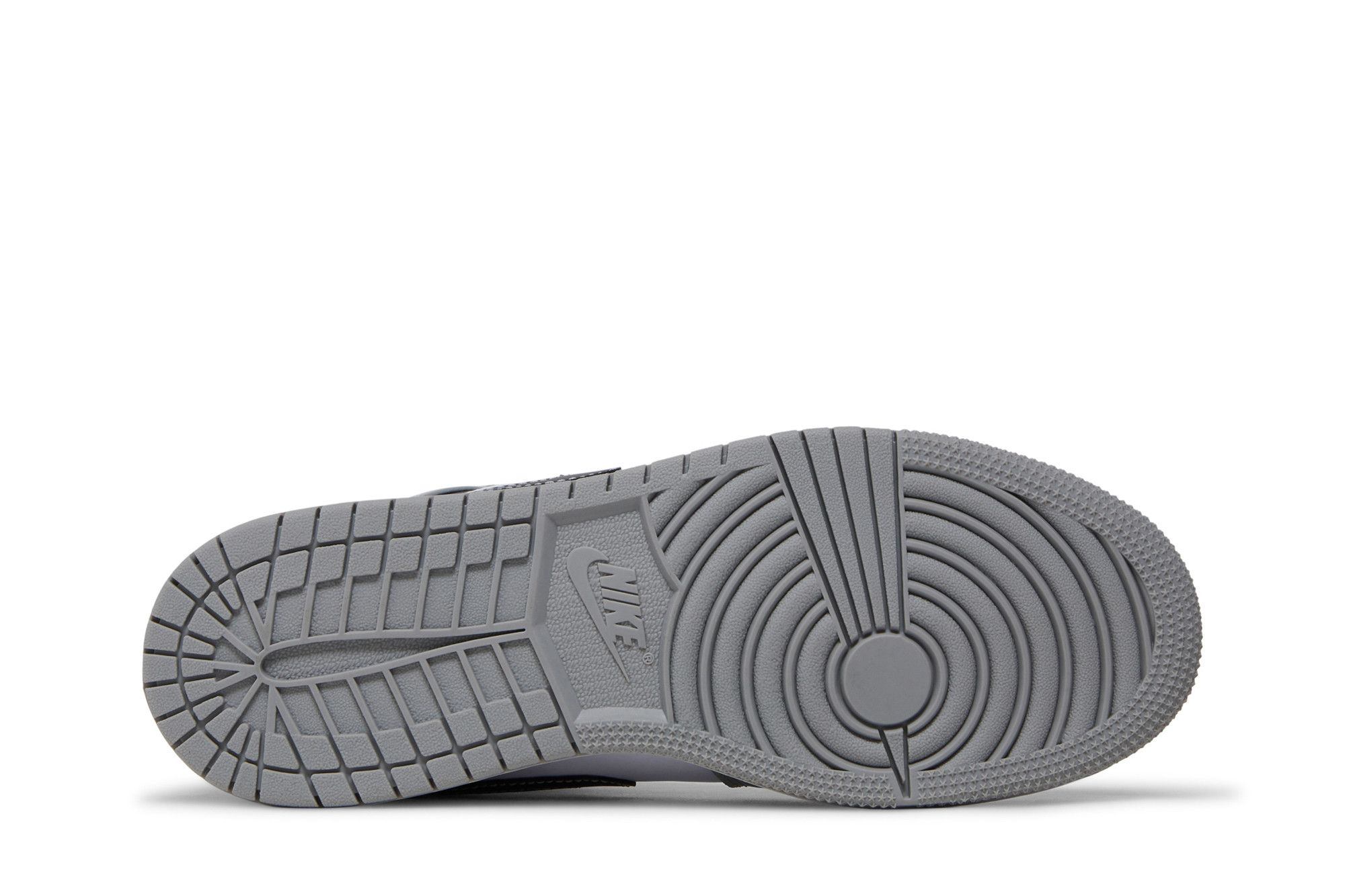 Pre-owned Air Jordan 1 Mid Gs 'light Smoke Grey'