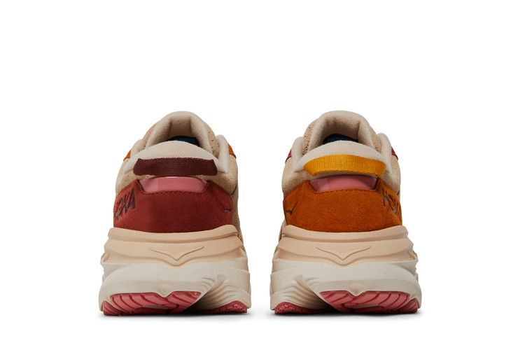 Hoka Bondi L Suede Shifting Sand