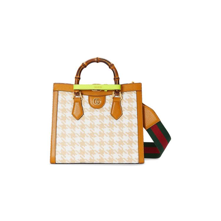 Gucci Diana medium tote bag in raffia effect crochet