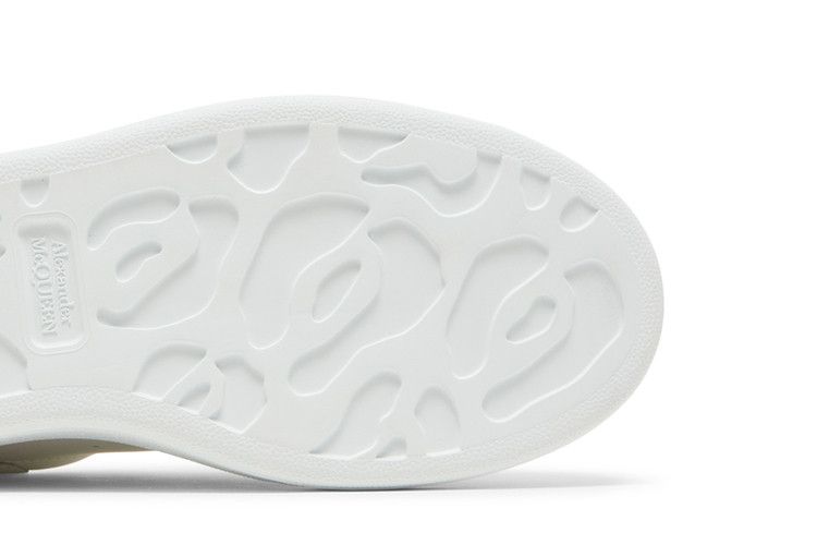 Alexander Mcqueen Wmns Oversized Sneaker 'drop Heel Counter Print - White Rose'