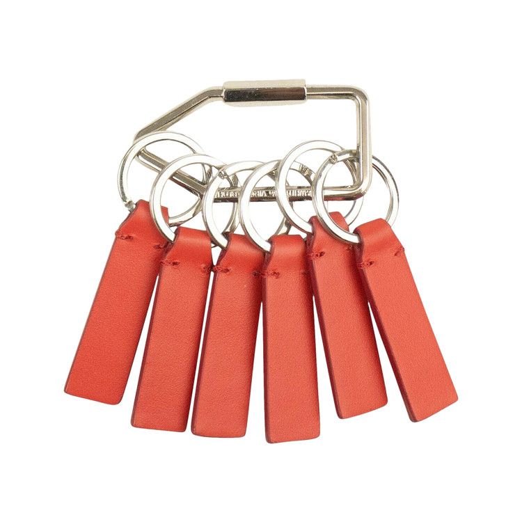 Buy Off-White Multiple Label Key Ring 'Red Buy Off-White Multiple Label Key Ring 'Red