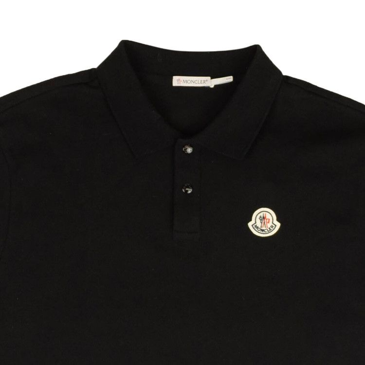 Buy Moncler Logo Patch Short-Sleeve Polo 'Black Buy Moncler Logo Patch Short-Sleeve Polo 'Black