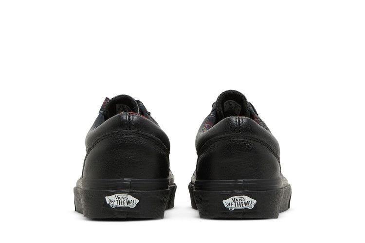 Vans Old Skool Leather Black Plaid