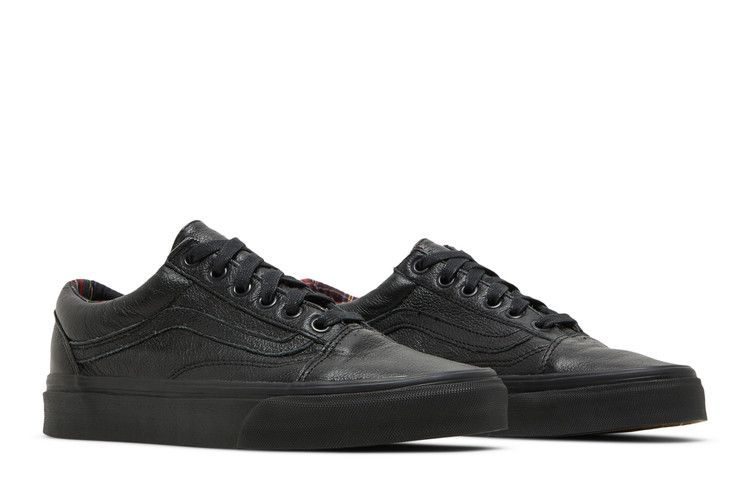 Vans Old Skool Leather Black Plaid