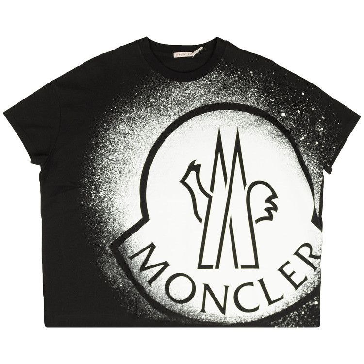 Buy Moncler Logo Short-Sleeve T-Shirt 'Black' - G10938C7B310829FB