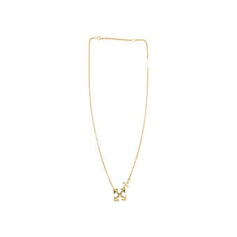 OFF-WHITE | BICOLOR ARROW NECKLACE SILVER/GOLD ネックレス Off-White Silver & Gold Bicolor Arrow Necklace Off-White