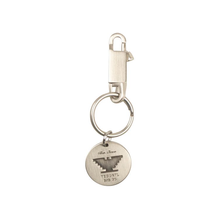 Buy Rick Owens Small Keychain With Logo 'Silver' - RR20S7402