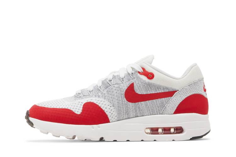 Datum traagheid Evaluatie Air Max 1 Ultra Flyknit 'White University Red' | GOAT