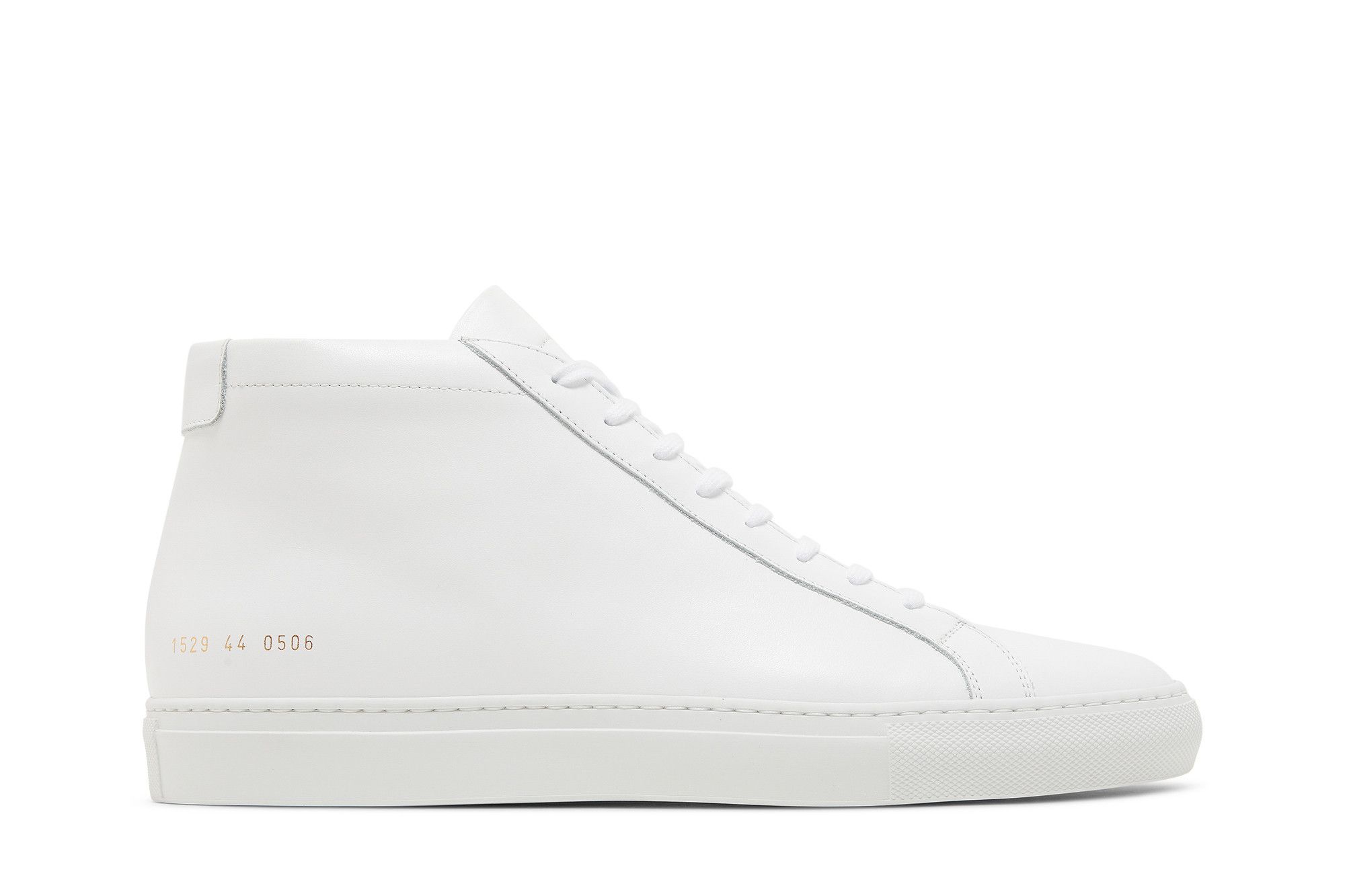 Pre-owned Common Projects Achilles Mid 'white'