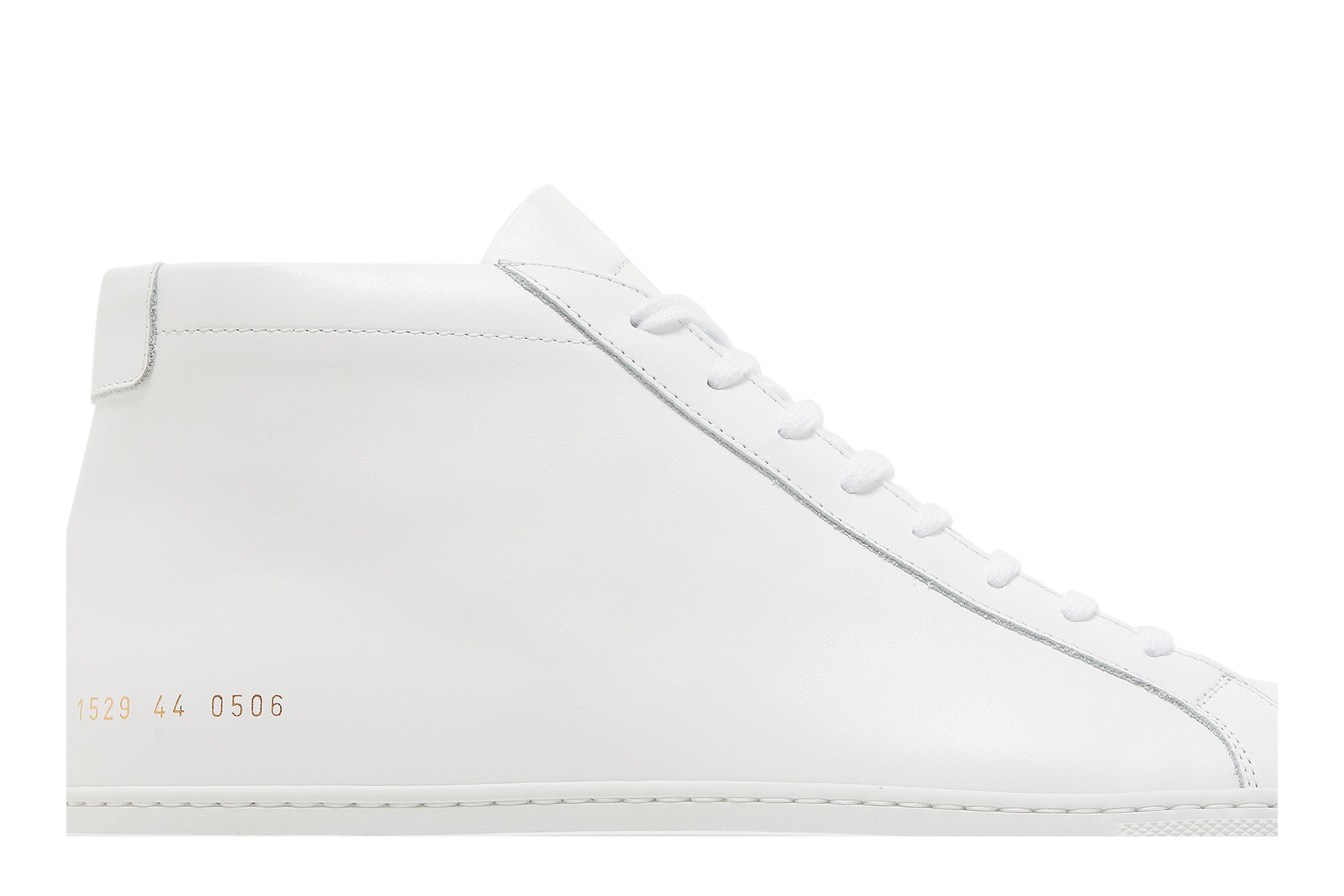 Pre-owned Common Projects Achilles Mid 'white'