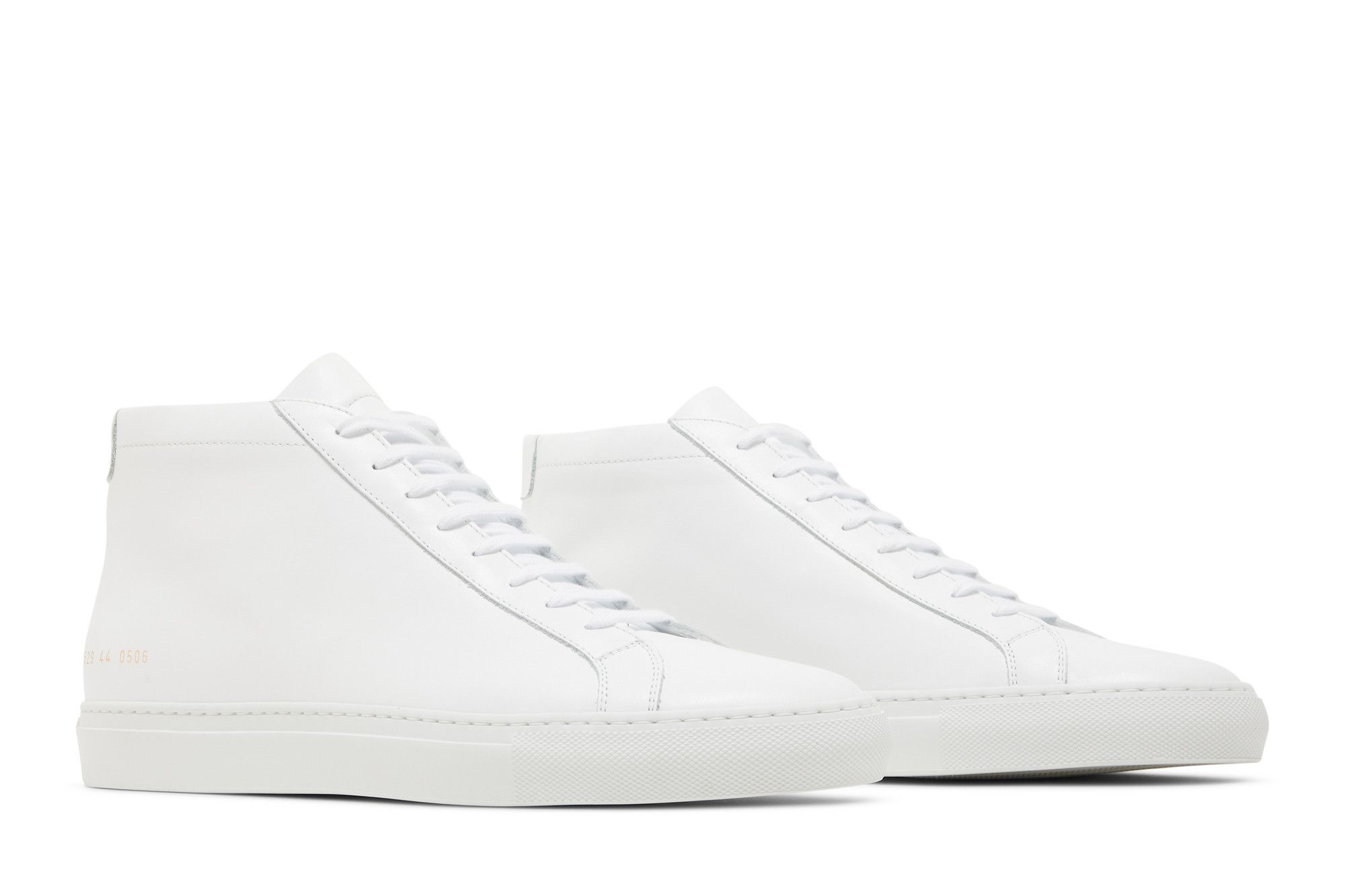 Pre-owned Common Projects Achilles Mid 'white'