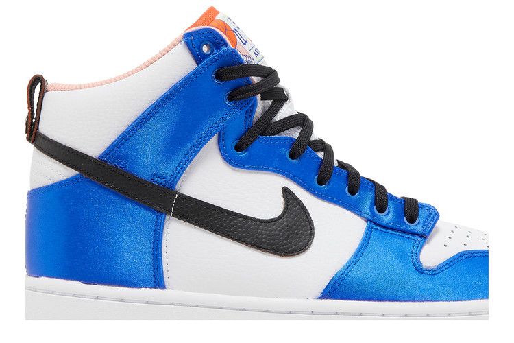 Nike Dunk high on sale satin blue