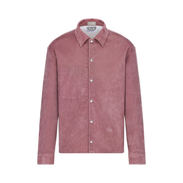 Buy Dior x Cactus Jack Oversized Overshirt 'Dark Pink