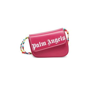 Buy Palm Angels Mini Beads Crash Bag 'Raspberry/White