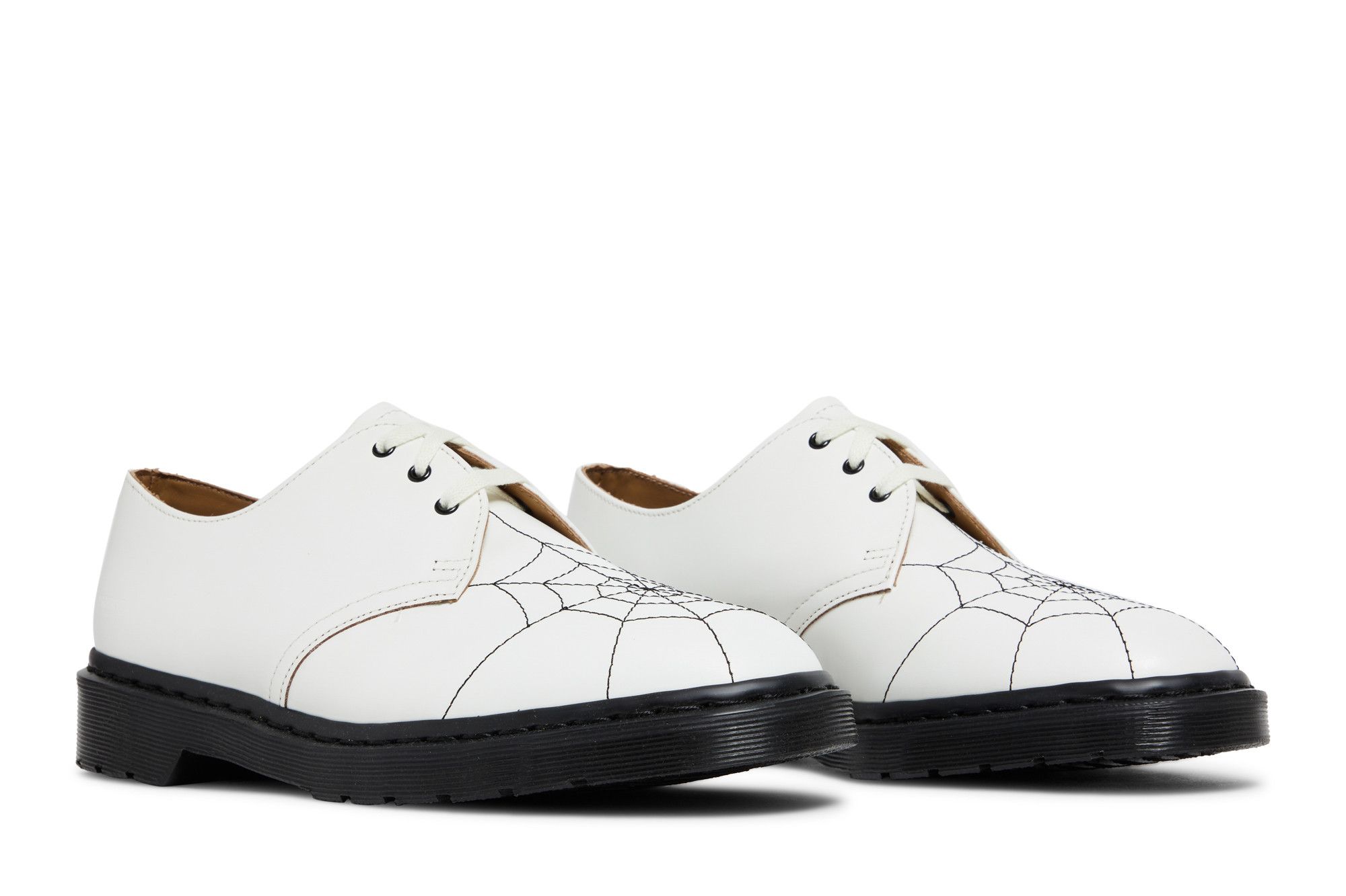 Pre-owned Dr. Martens Supreme X 1461 'spiderweb - White'