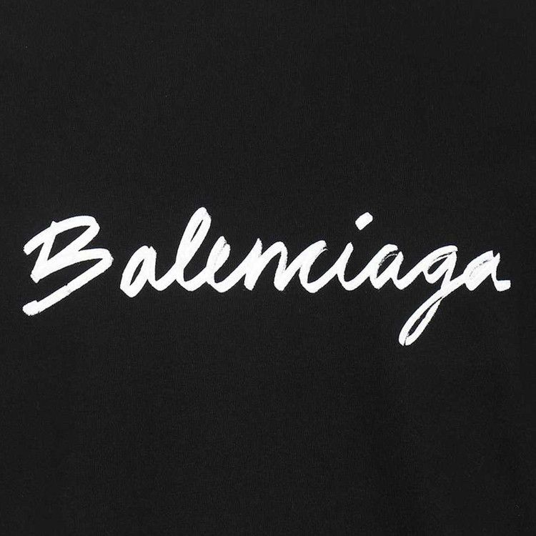 Balenciaga Medium Fit T-Shirt Black/White
