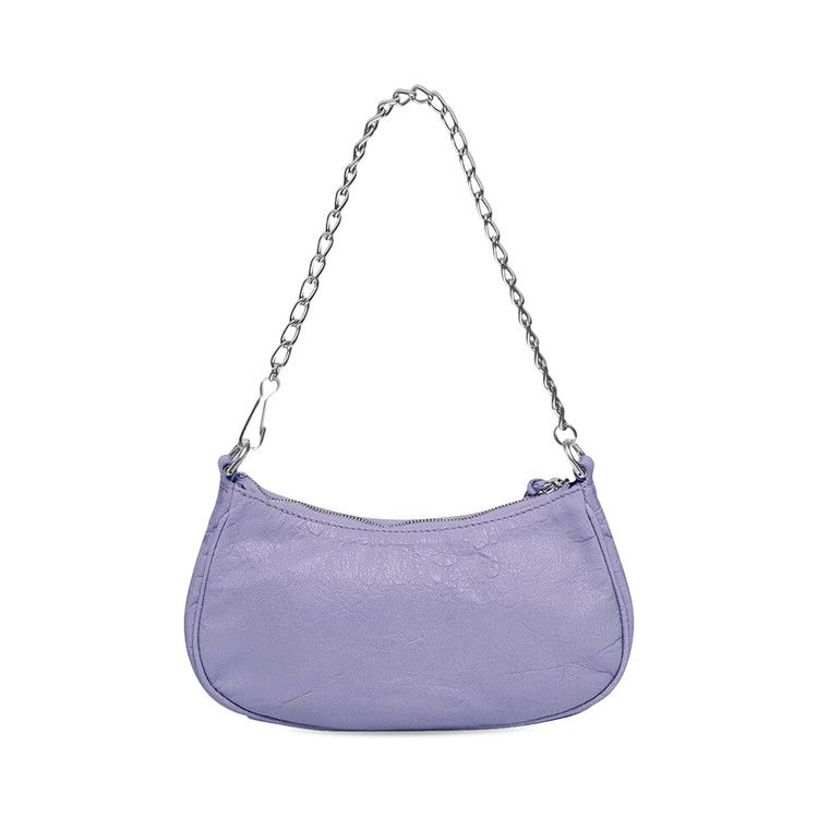 Balenciaga Le Cagole Mini Purse With Chain Light Purple