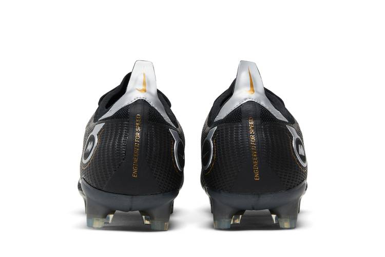 Nike Junior Mercurial Vapor 14 Academy Jr TF - Black/Metallic Gold/Metallic  Silver DJ2863007 