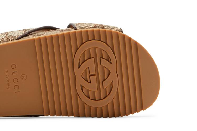 Gucci GG Canvas Slide Sandal 'Beige Monogram' 624695-H6320-9763