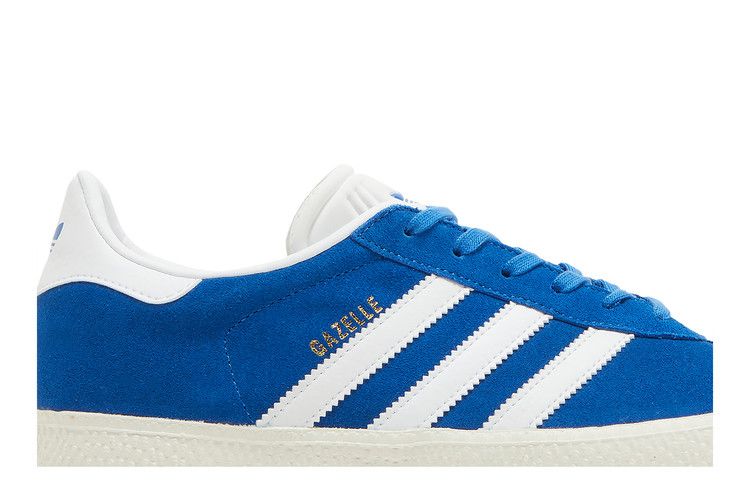 adidas gazelle silver green womens adidas Originals Older Kids Gazelle Bold (GS) - Core Black/Blue  Spark/Wonder White - Trainers main image 0