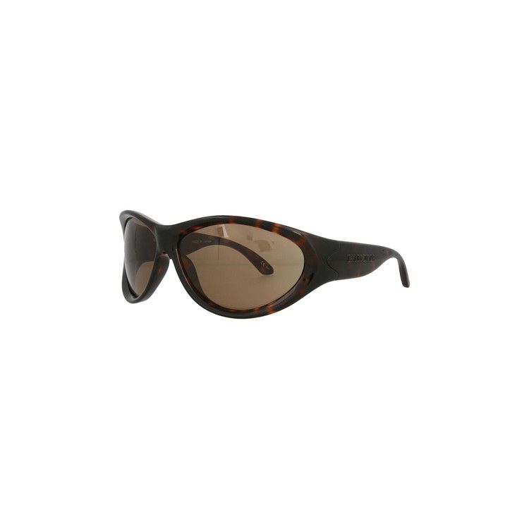 Balenciaga Aviator Style Bio Injection Rilsan Sunglasses Brown