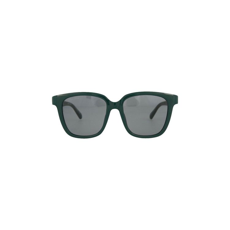 Balenciaga Round Frame Bio Injection Rilsan Sunglasses Green