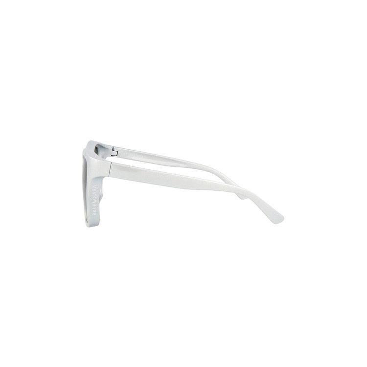 Balenciaga Round Frame Bio Injection Rilsan Sunglasses Silver