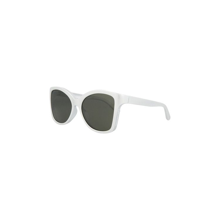 Balenciaga Round Frame Bio Injection Rilsan Sunglasses Silver