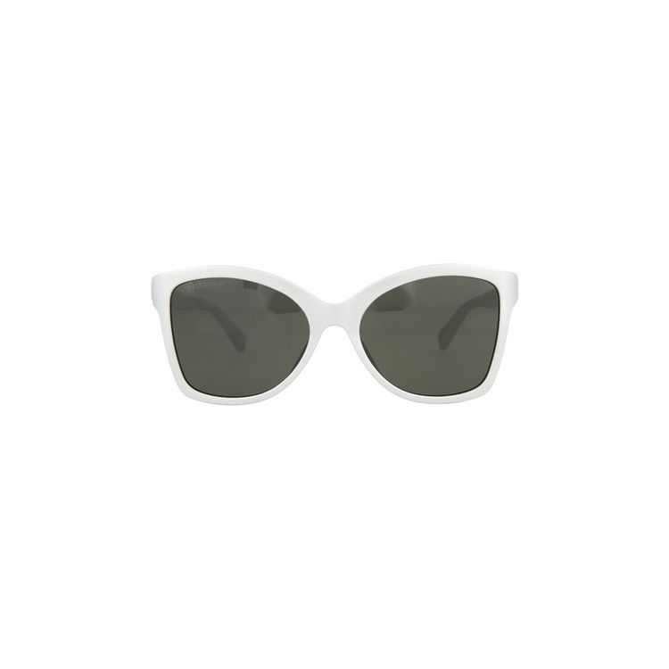 Balenciaga Round Frame Bio Injection Rilsan Sunglasses Silver