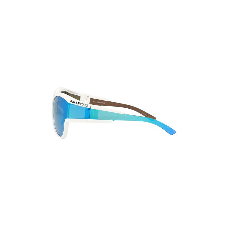 Balenciaga Round Frame Sunglasses White