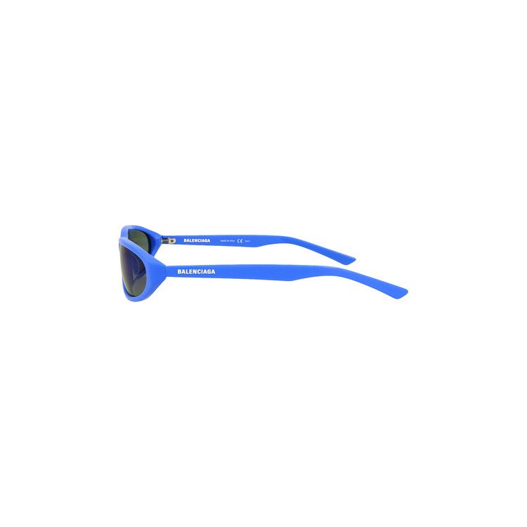 Balenciaga Round Frame Acetate Sunglasses Blue