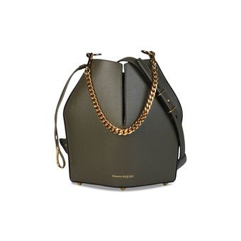 ショルダーバッグ・ポシェット alexander mcqueen BUCKET BAG (7871261VPIO 2050) Alexander McQueen The Rise Bucket Bag | Black | FARFETCH