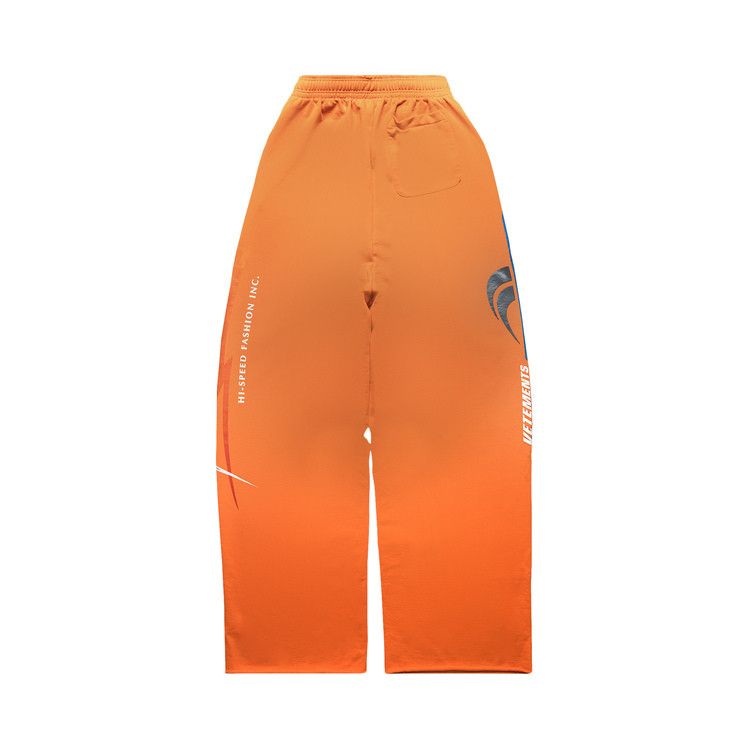 即発送Vetements20awHiSpeedSweatpants Vetements Hi-Speed Sweatpants in Orange — CONSUMED