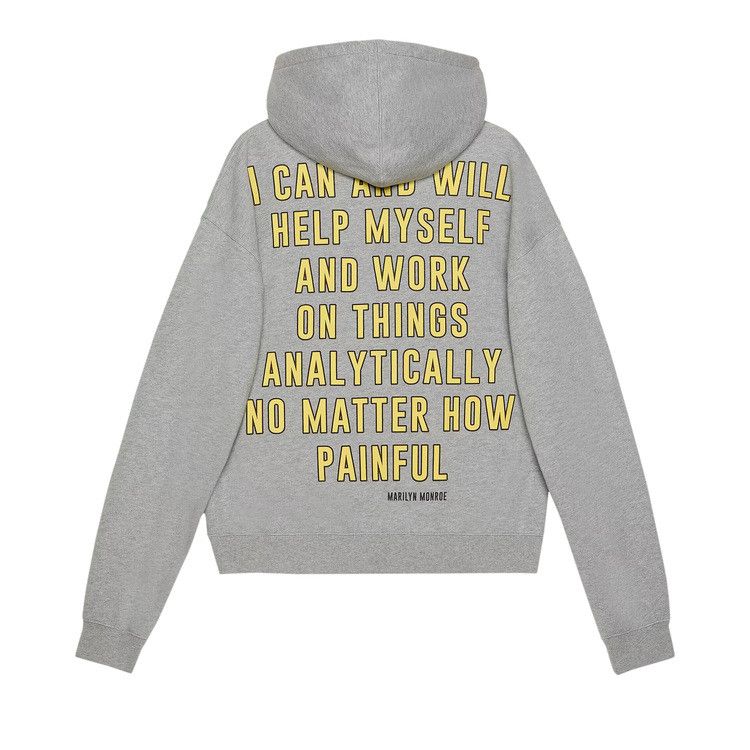 Gucci Cat Print Hooded Cotton Sweatshirt 'grey'