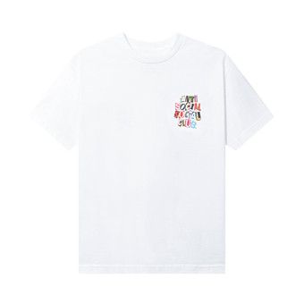 Buy Anti Social Social Club Torn Pages Of Our Story Tee 'White
