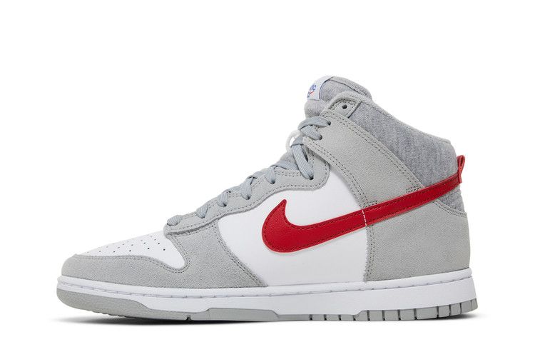 Buy Dunk High SE 'Athletic Club - Light Smoke Grey Gym Red