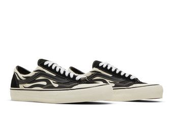 Vans flame style on sale 36 sf black