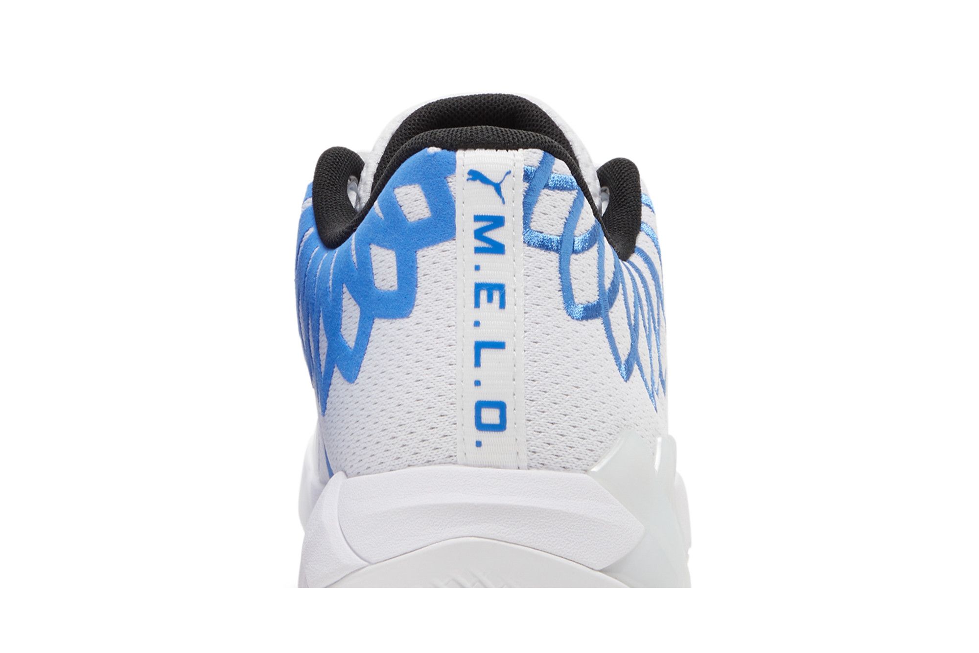 Pre-owned Puma Mb.01 Lo Jr 'team Colors - White Bluemazing'