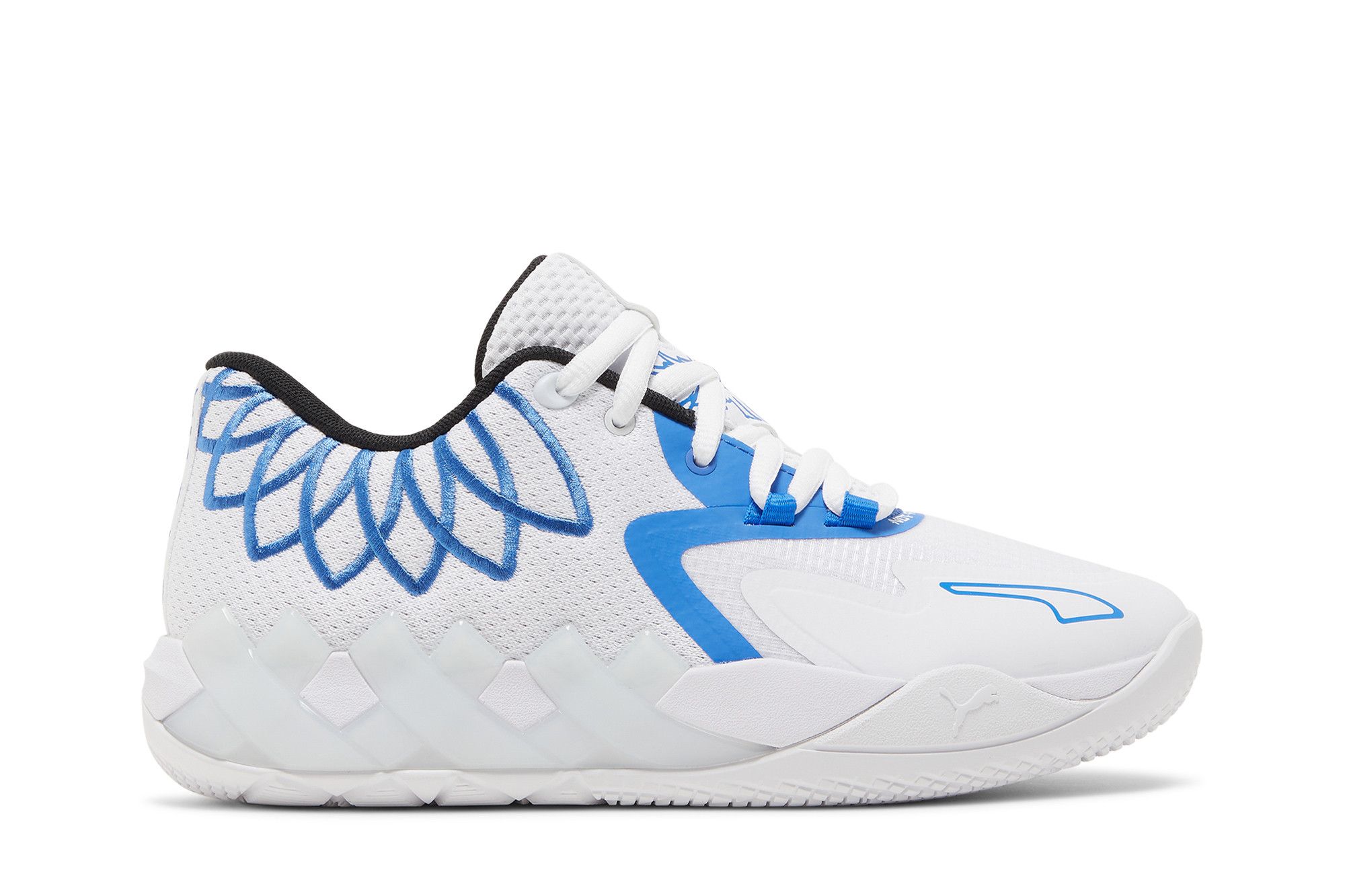 Pre-owned Puma Mb.01 Lo Jr 'team Colors - White Bluemazing'