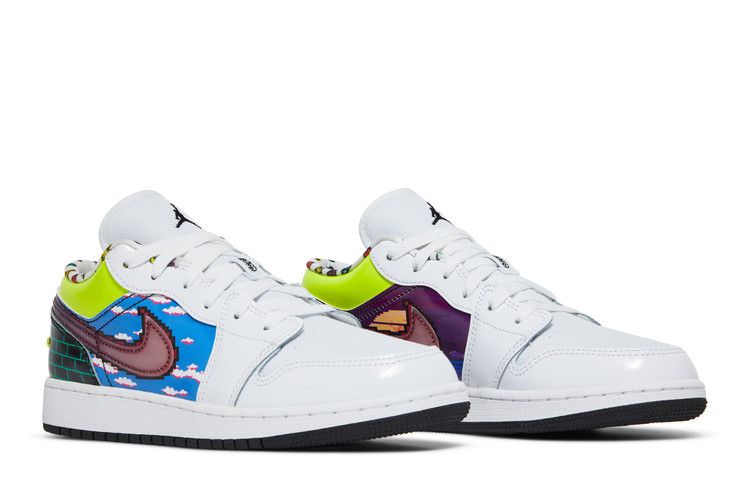 Buy Air Jordan 1 Low GS 'Old School Gaming' - DM8969 114 | GOAT
