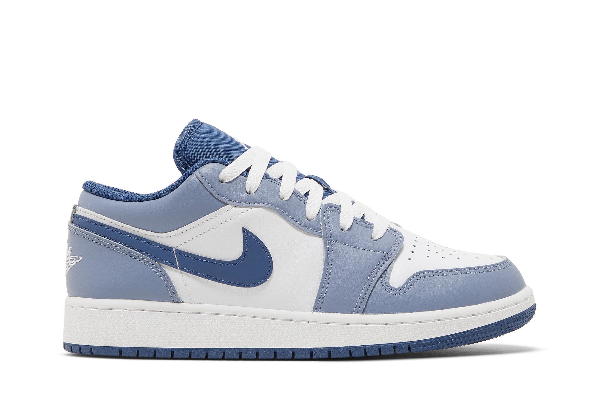 Pre-owned Air Jordan 1 Low Gs 'ashen Slate' In White