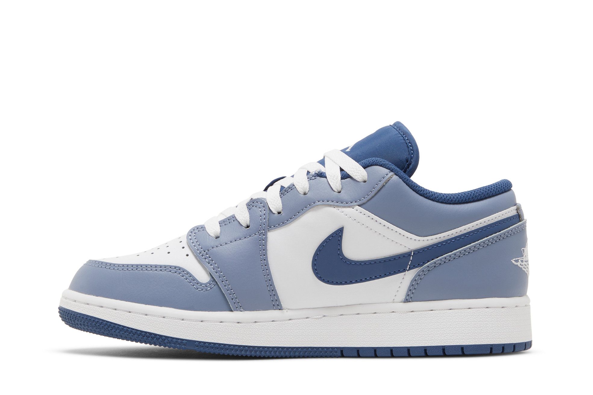 Pre-owned Air Jordan 1 Low Gs 'ashen Slate' In White