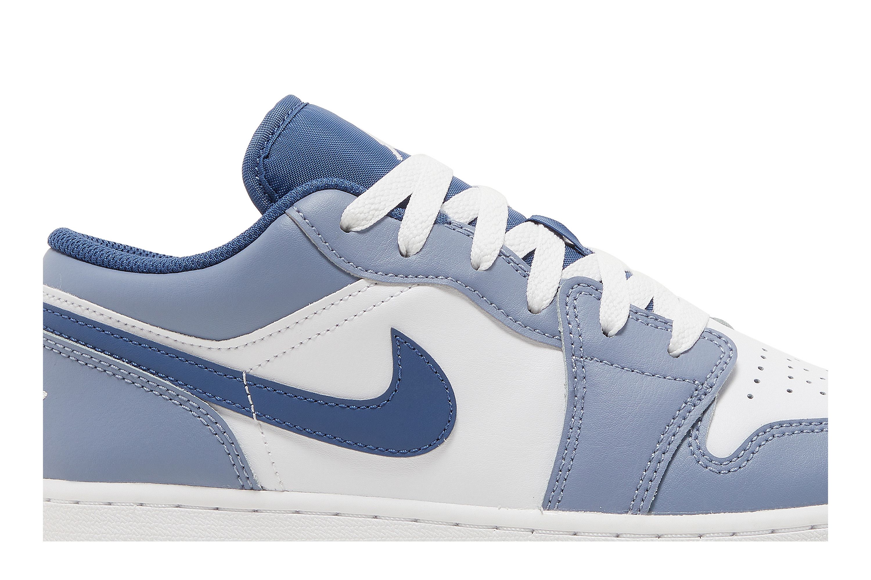 Pre-owned Air Jordan 1 Low Gs 'ashen Slate' In White