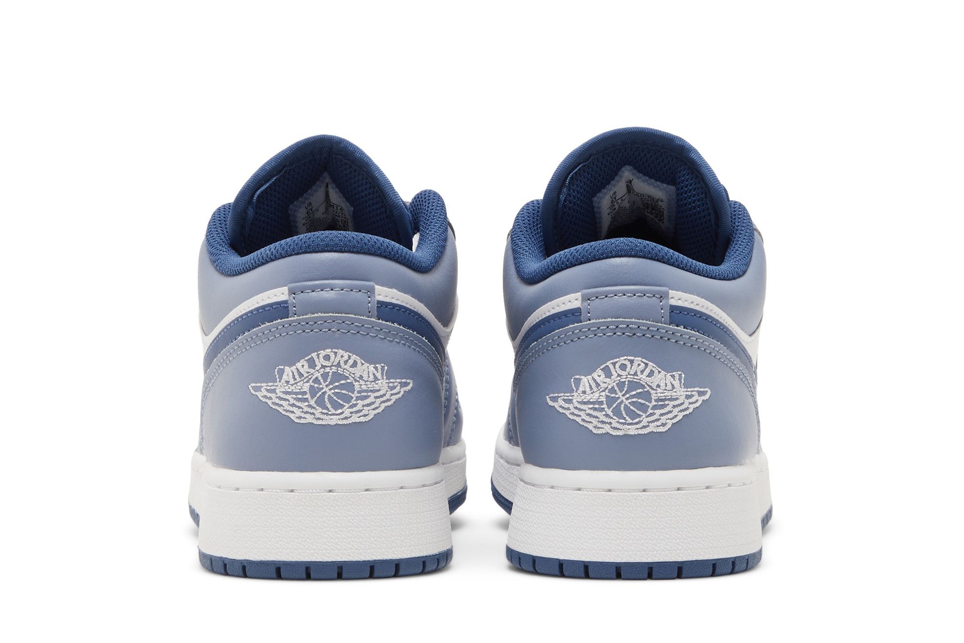 Pre-owned Air Jordan 1 Low Gs 'ashen Slate' In White